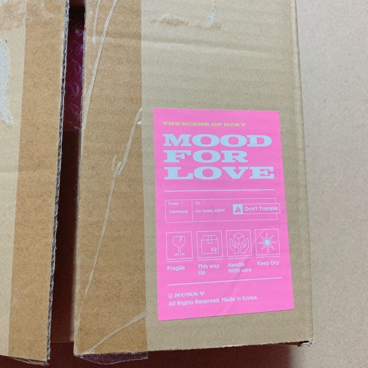 BTS V テテ ヌナビ MOOD FOR LOVE マスター