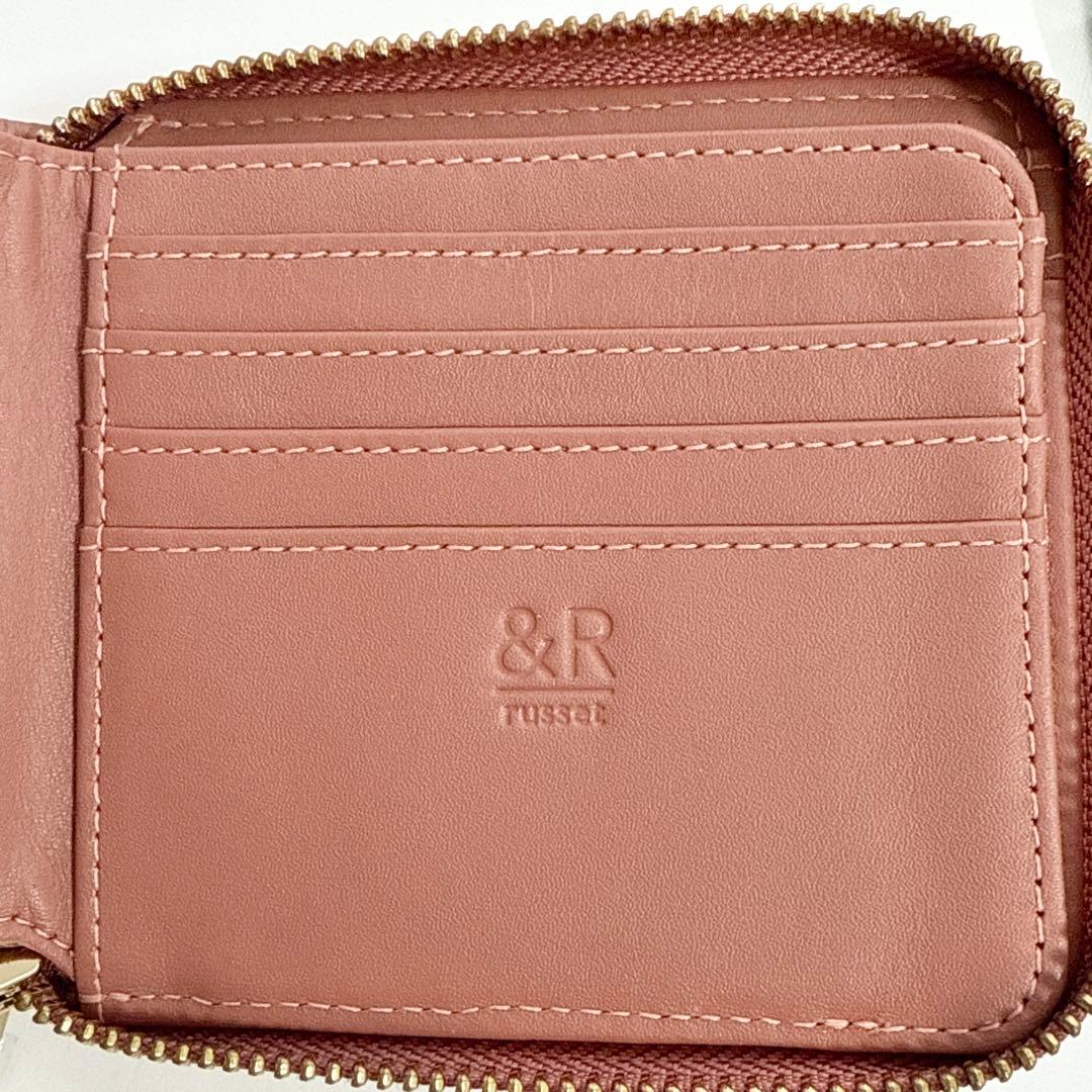 【未使用】russet ラシット　二つ折り財布　ピンク