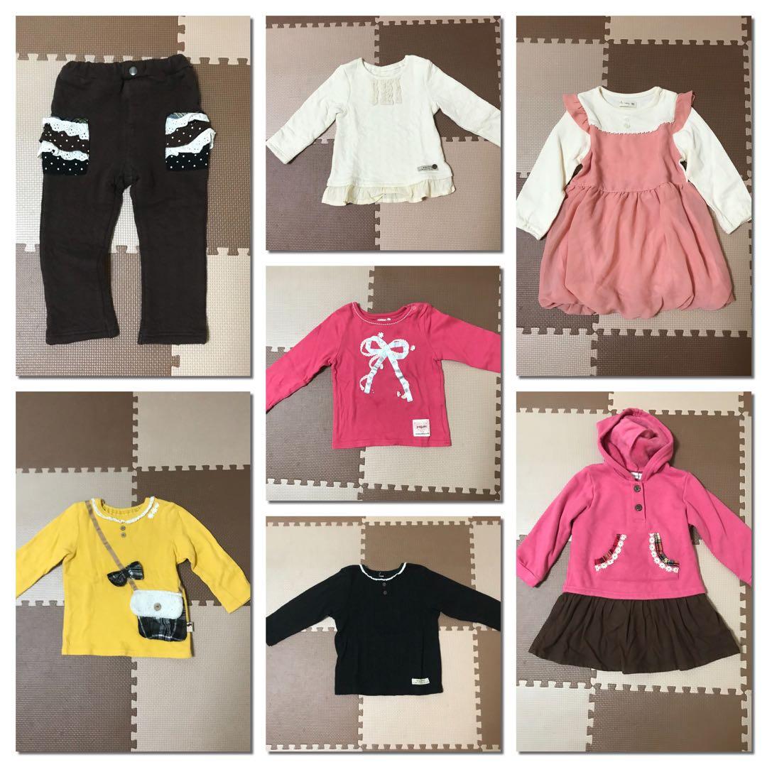 まとめ売り 女の子 90サイズ ミキハウス、キムラタンなど