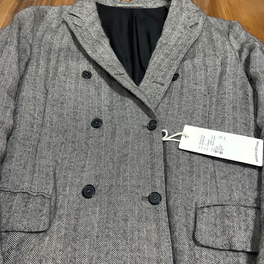 【MAATEE&SONS】24AW ダブル無芯 WASHED GATHER JK