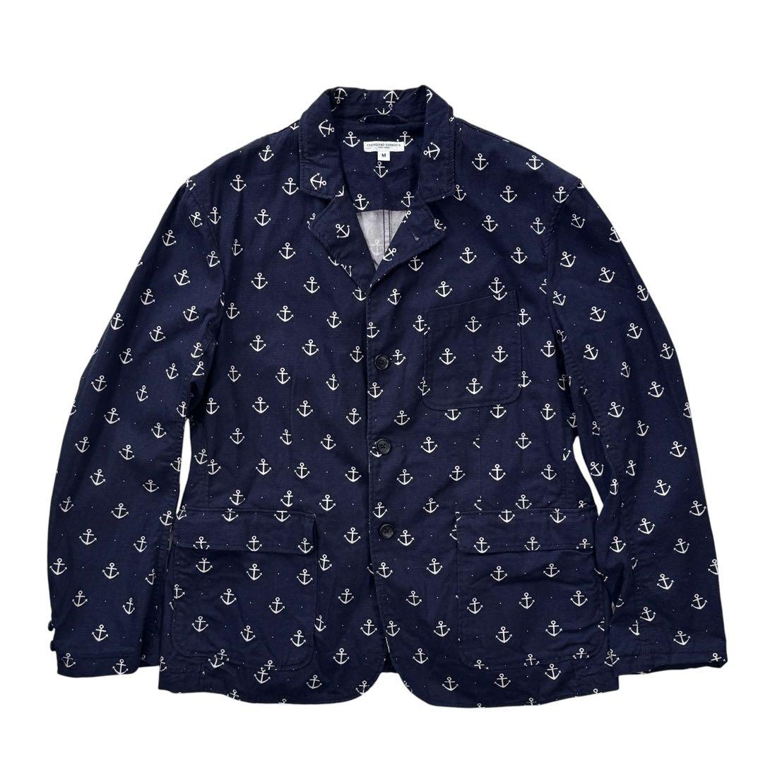 Engineered Garments ベイカージャケット M アンカープリント