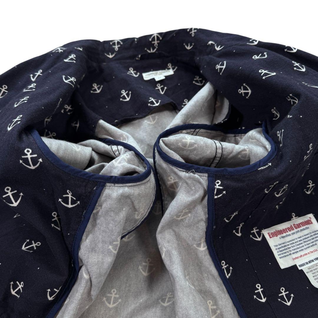 Engineered Garments ベイカージャケット M アンカープリント