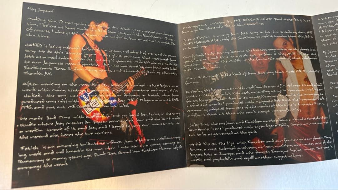 帯付 Joan Jett / Naked 日本盤先行発売 ジョーン・ジェットCD