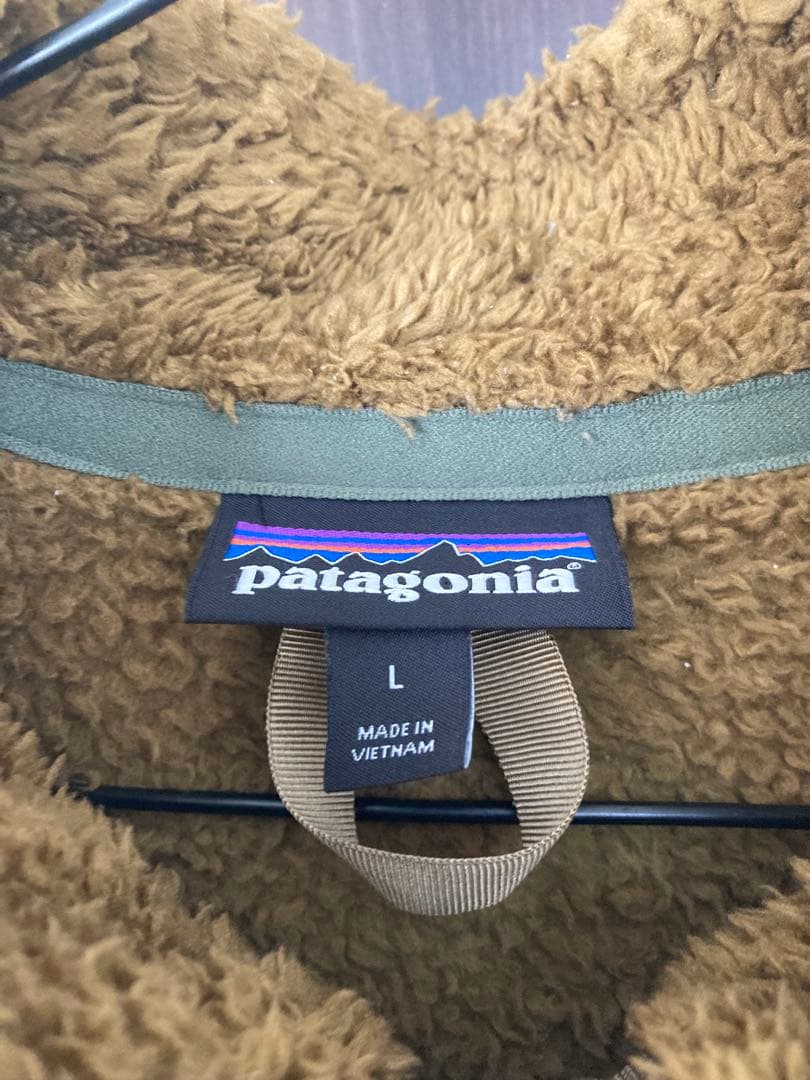 patagonia フリースベスト L ブラウン