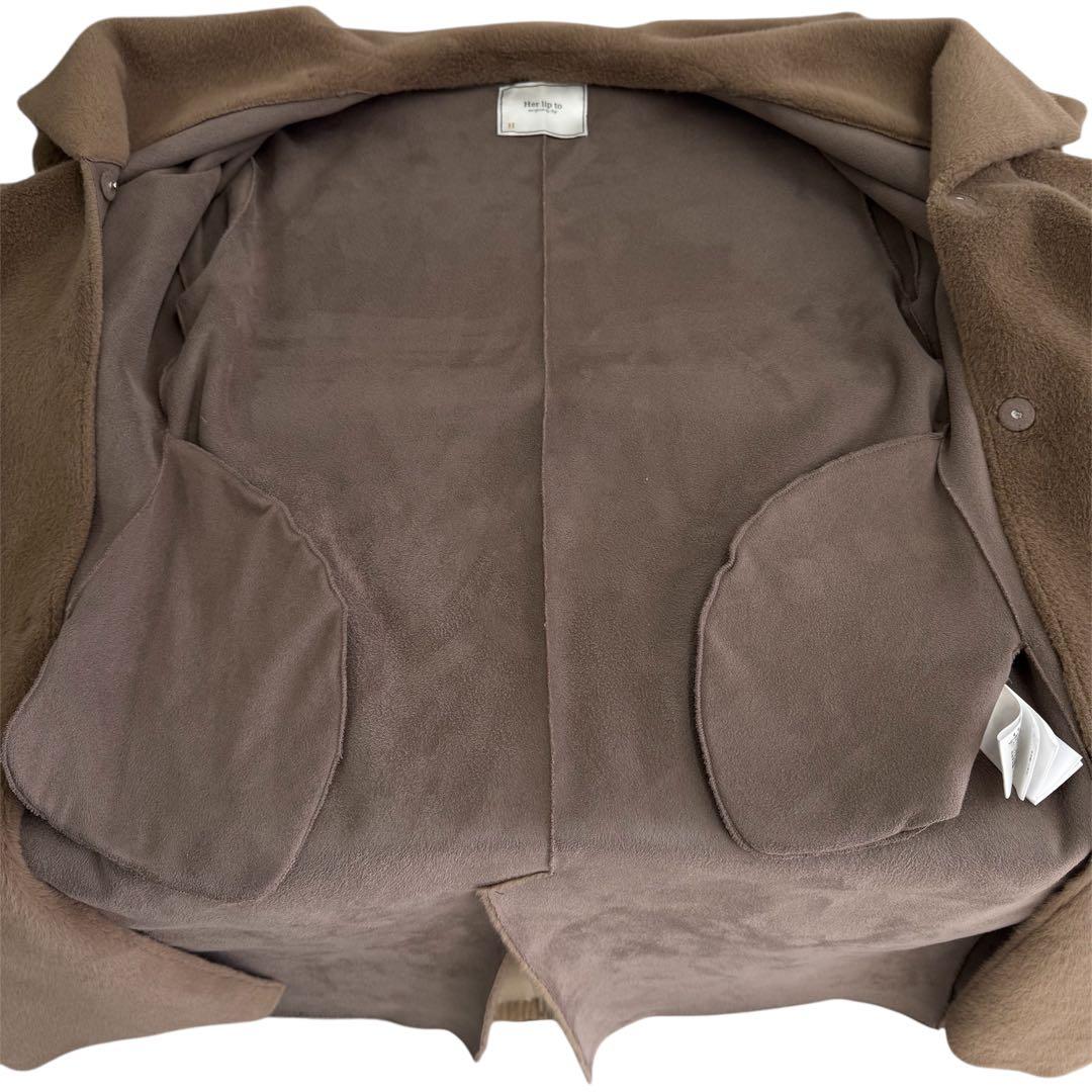 Her lip to Grace Wrap Coat (latte)M完売品