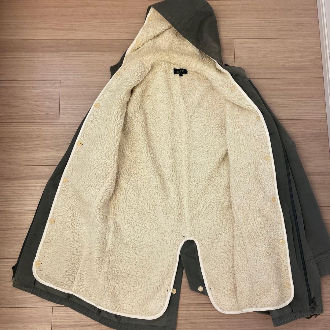 APCアーペーセー　モッズコート　モスグリーン　サイズXS