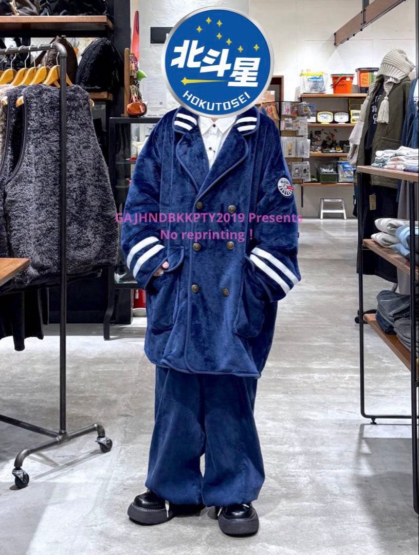 昭和 国鉄 JR 鉄道乗務員 イメージ ウェアブランケットniko and...
