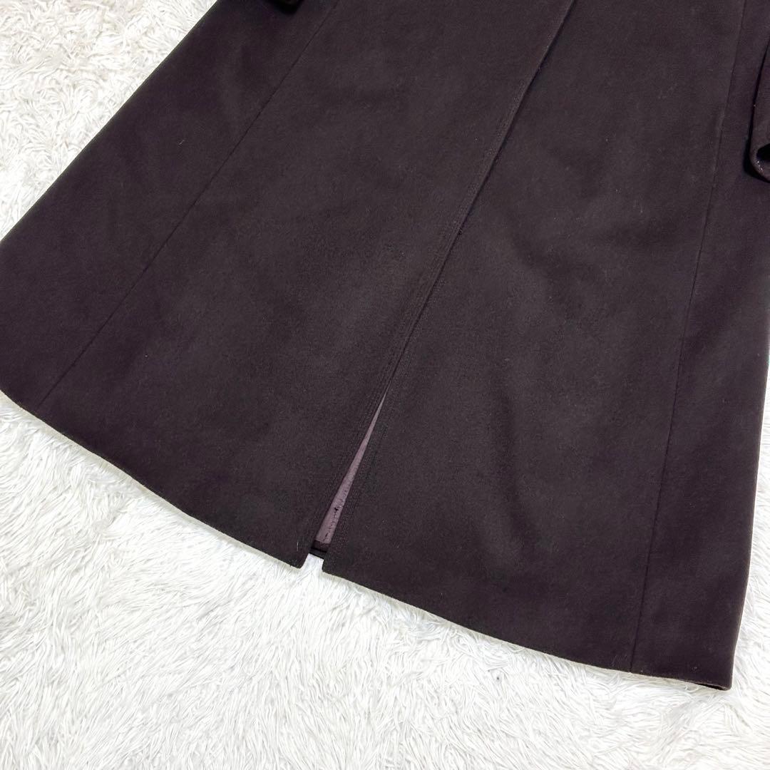 【着丈115×イタリア製×美品】Max Mara ウールロングコート マキシ丈