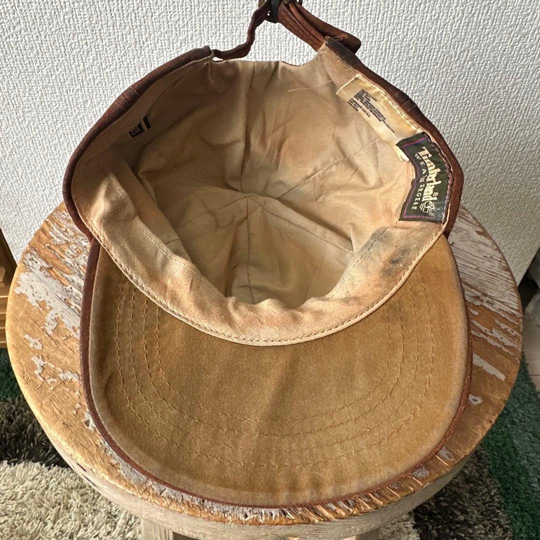 帽子 90s Timberland suede cap GORE-TEX USA