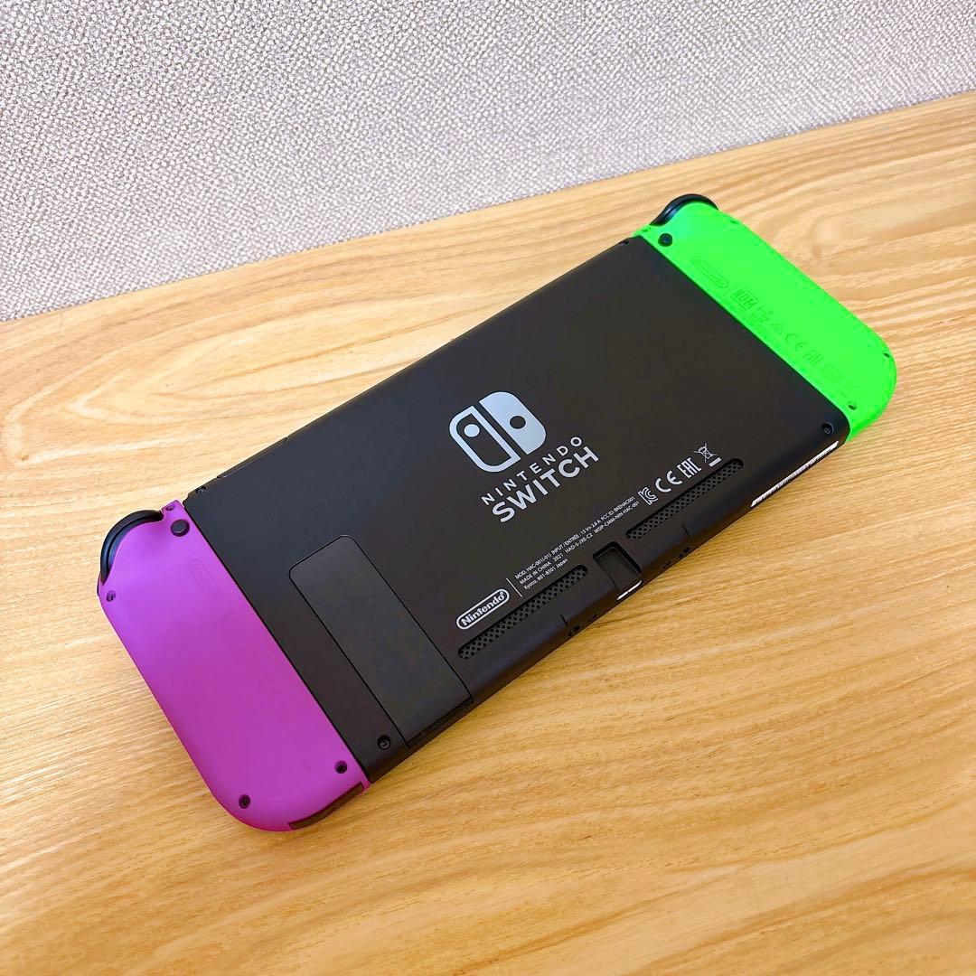 【未使用に近い】バッテリー強化版 Switch ネオングリーン ネオンパープル