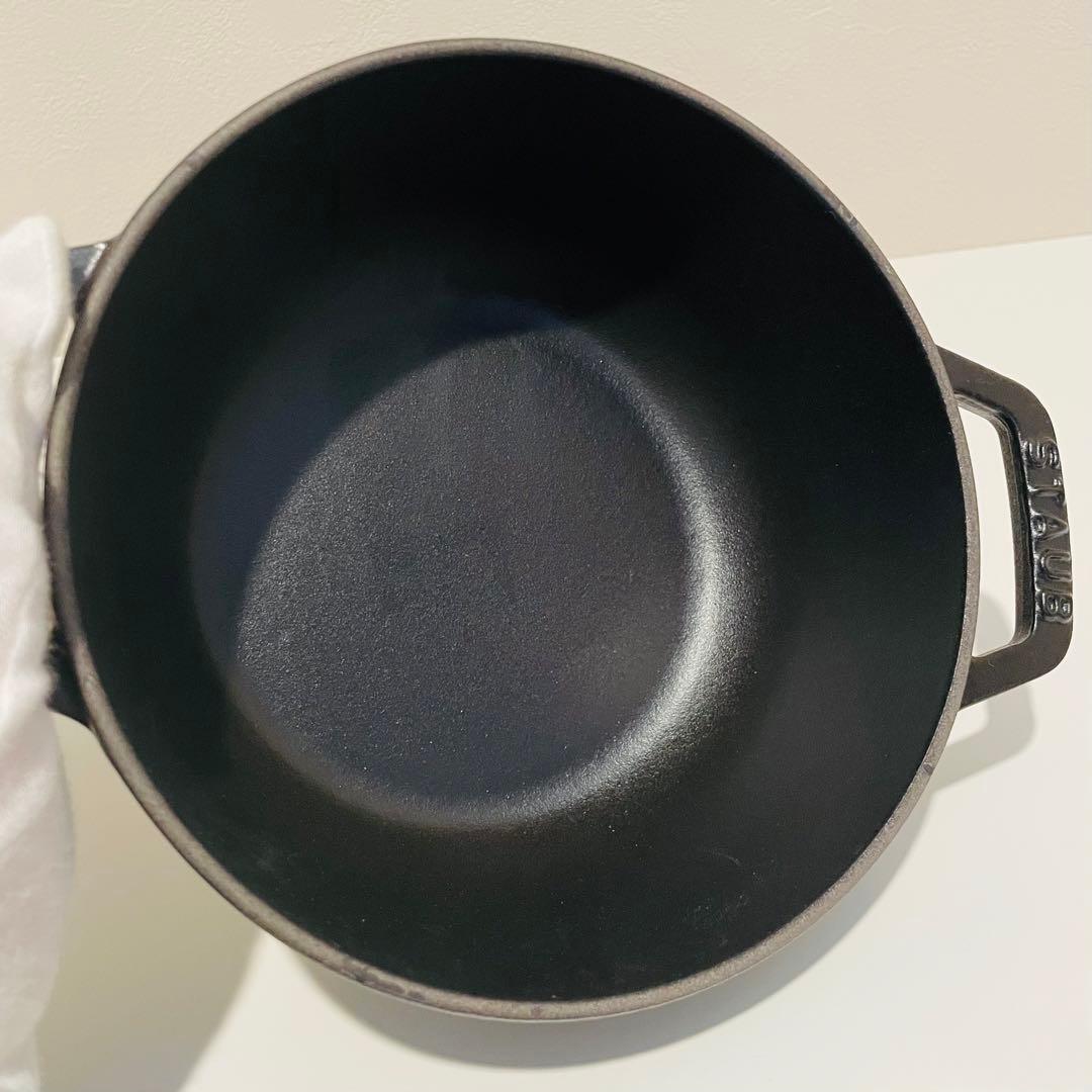 ⭐️美品⭐️ストウブ　STAUB ワナベ　WA-NABE 16㎝　ホーロー鍋