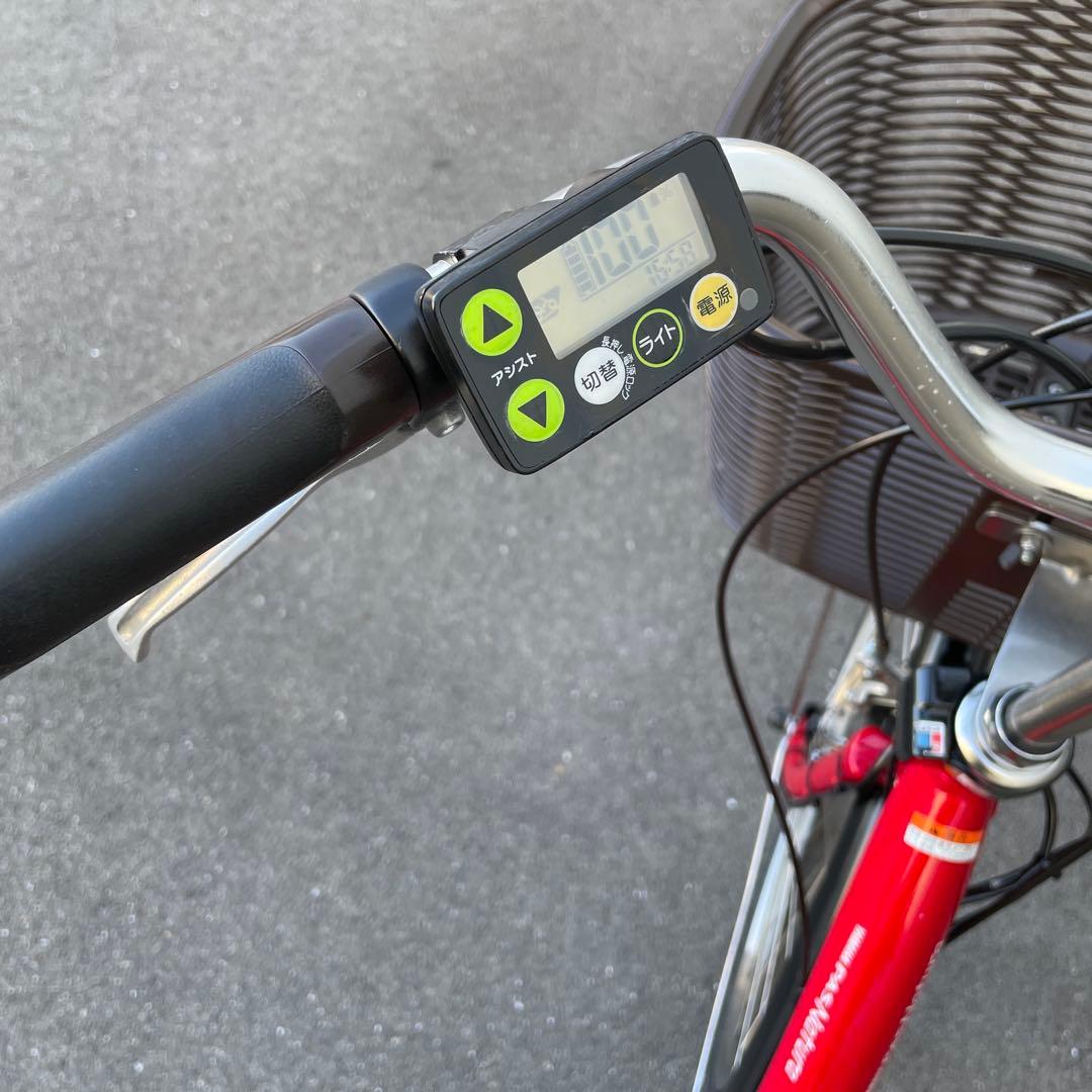 ヤマハ電動アシスト自転車26インチ 9.3Ah レッド