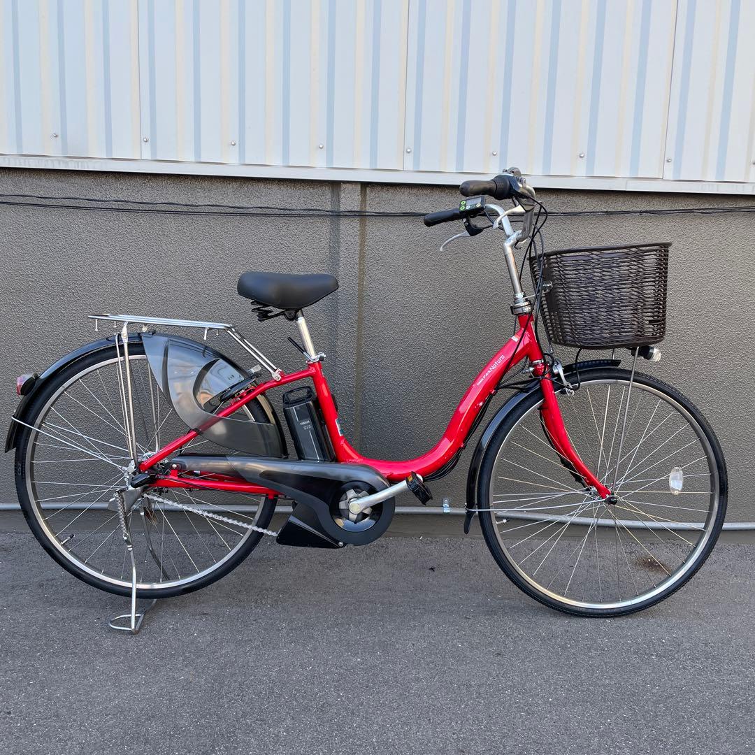 ヤマハ電動アシスト自転車26インチ 9.3Ah レッド