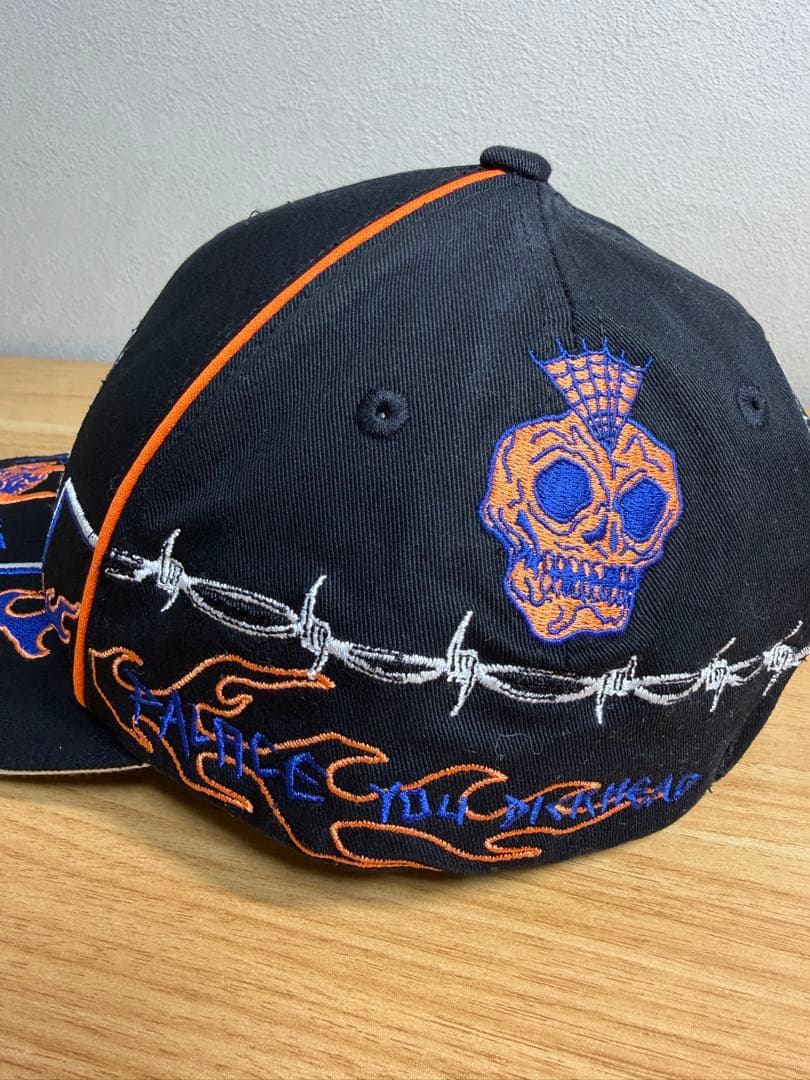 PALACE Devil Spider 有刺鉄線 ドクロ 炎 CAP