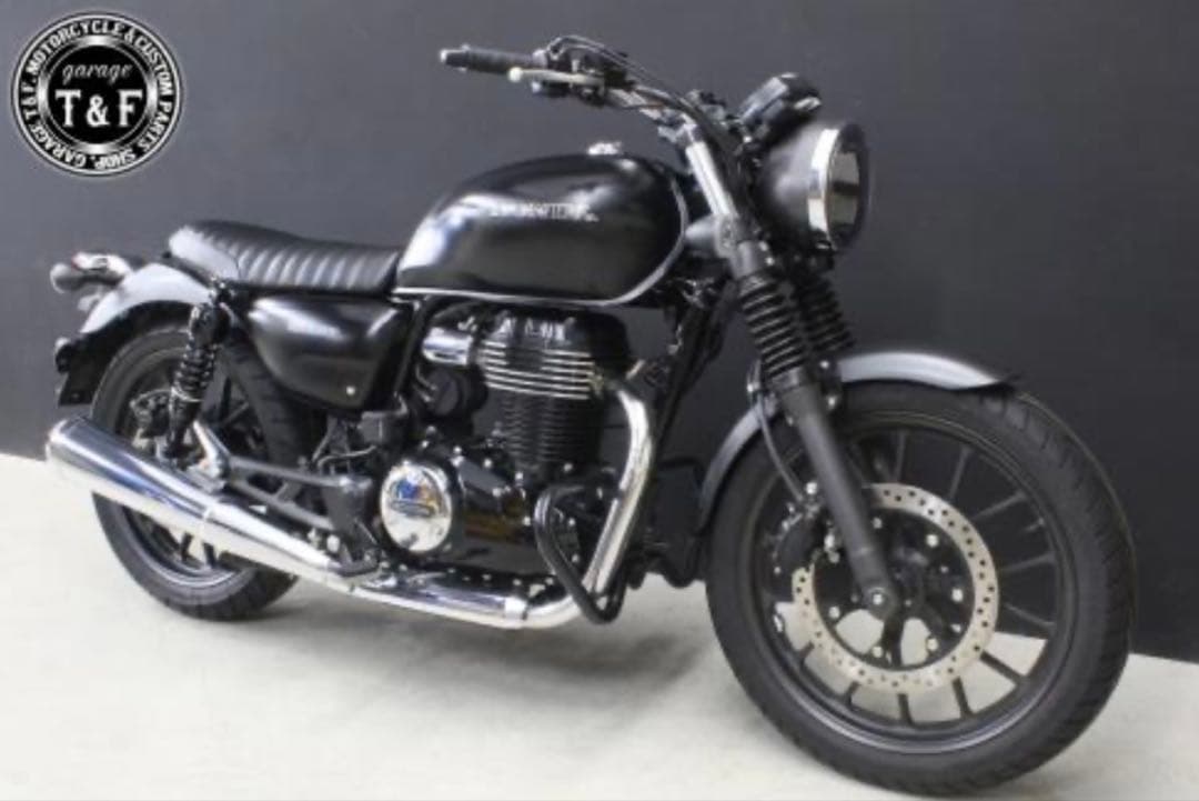 GB350　ショートフラットシート(タックロール)