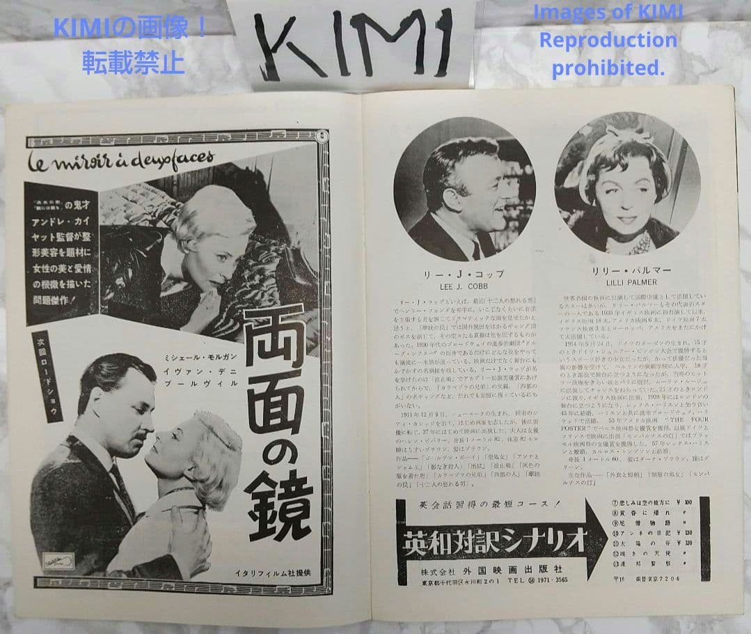 レア 映画パンフレット 僕は御免だ But Not for Me 1960年