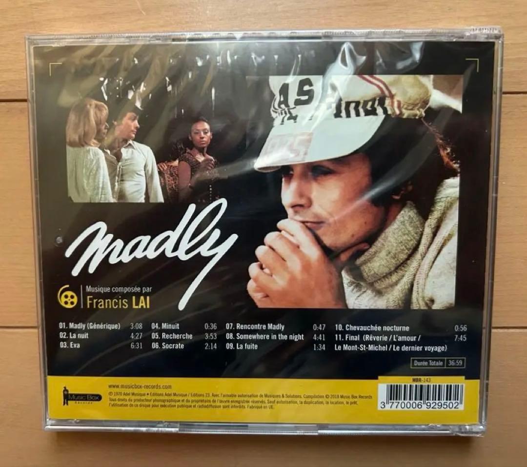 栗色のマッドレー　オリジナル・サウンドトラックCD　フランシス・レイ
