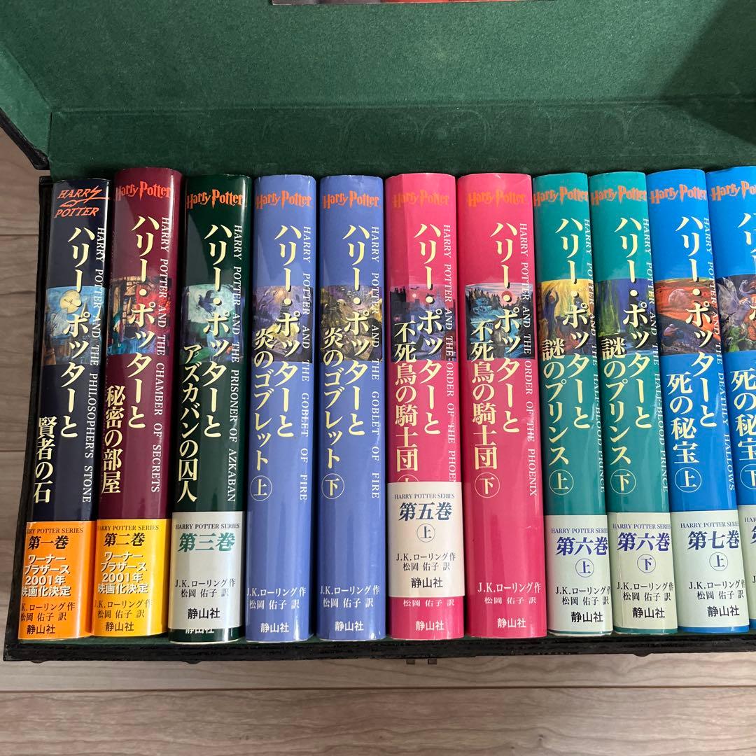 静山社特製豪華木製BOX　ハリーポッター　全7巻　 おまけ付き