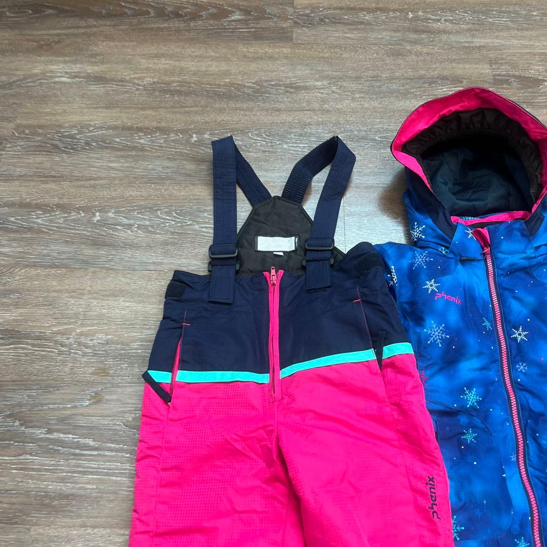 フェニックス セットアップ　スキーウェア　130 女の子　美品