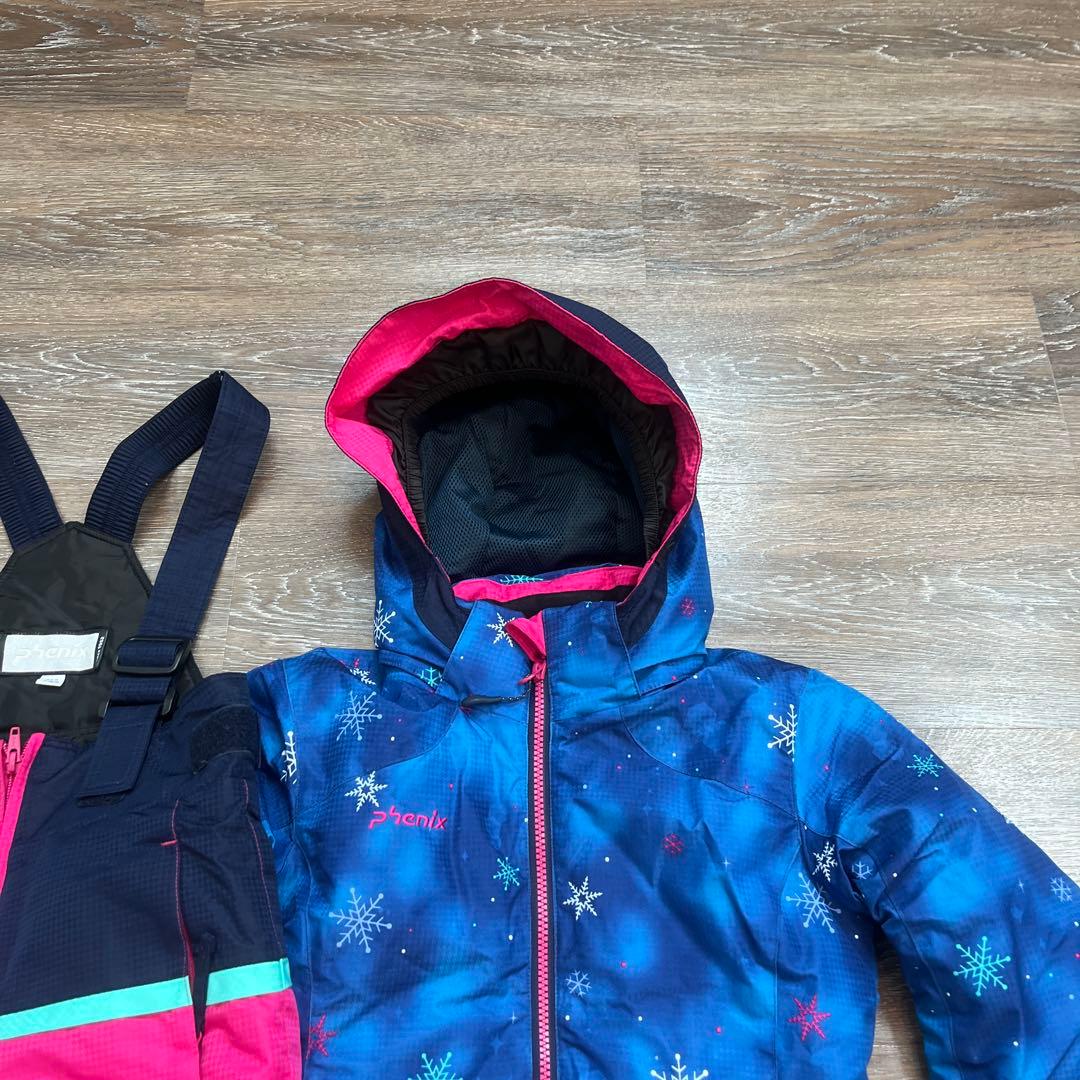 フェニックス セットアップ　スキーウェア　130 女の子　美品