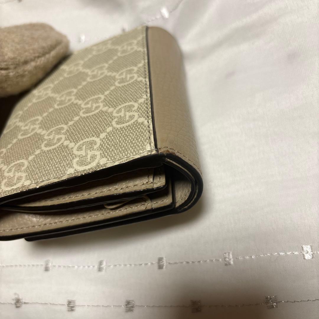 GUCCI グッチ 二つ折り財布 GGマーモント GGスプリーム