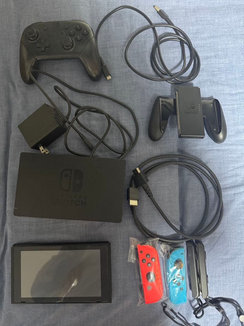 Nintendo Switch 本体 ネオン 付属品完備 純正プロコン