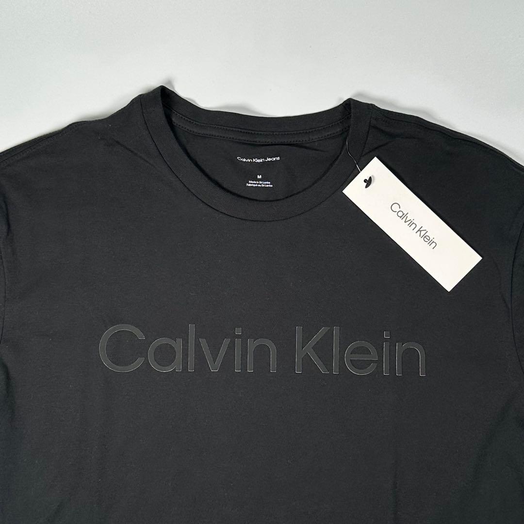   CK ロゴ 半袖 Tシャツ Mサイズ 黒 新品 ロゴT