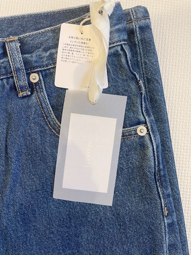 ◉新品半額❗️TODAYFUL Cary's Denim（ブルー)