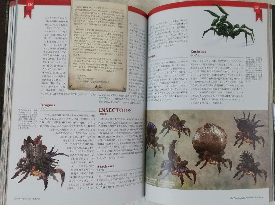ウィッチャー解説本 ワールドオブザウィッチャー