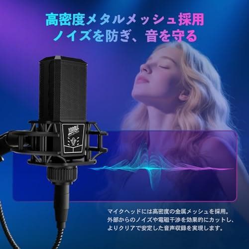 コンデンサーマイク PC用マイク パソコンマイク microphone 全指向p