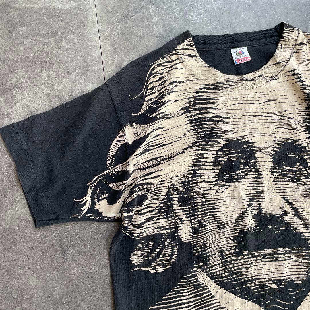 90s アインシュタイン　ヴィンテージ　tシャツ 黒　ブラック