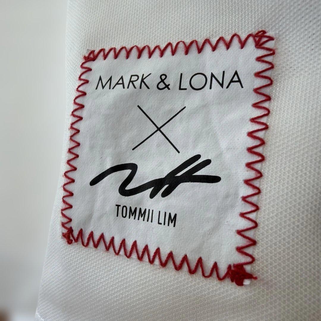 MARK&LONA マークアンドロナ スカルロゴ ハーフジップ ポロシャツ 48