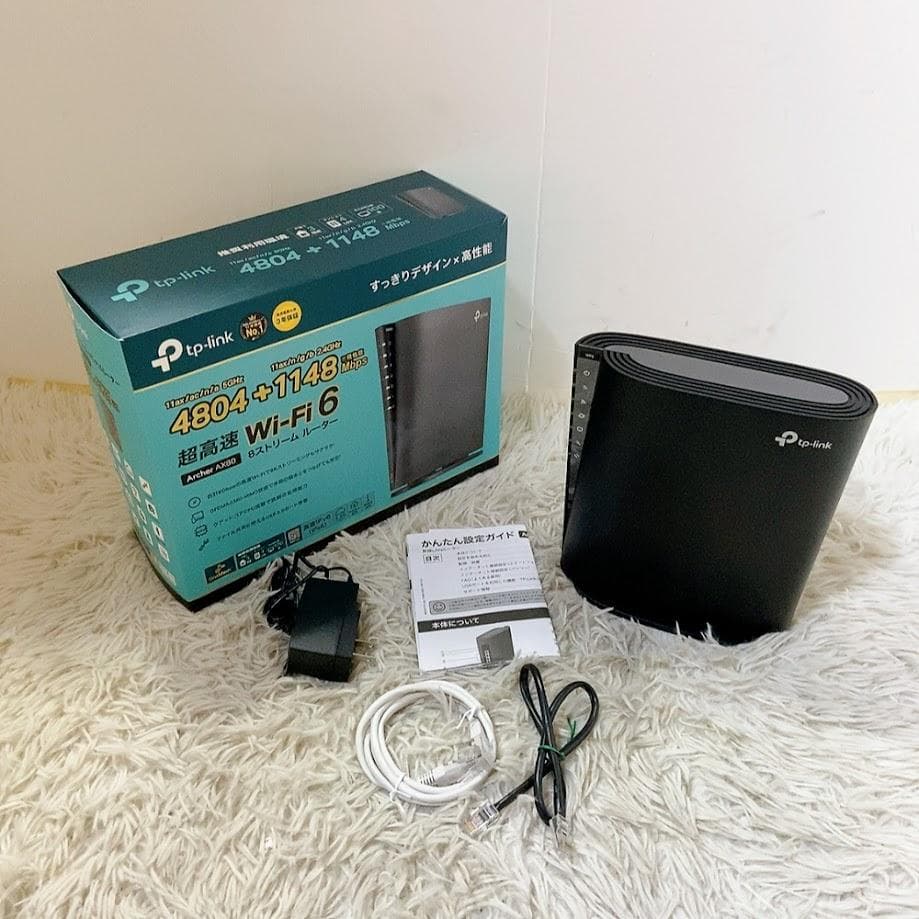 TP-Link Archer AX80 Wi-Fi 6 無線LANルーター ★