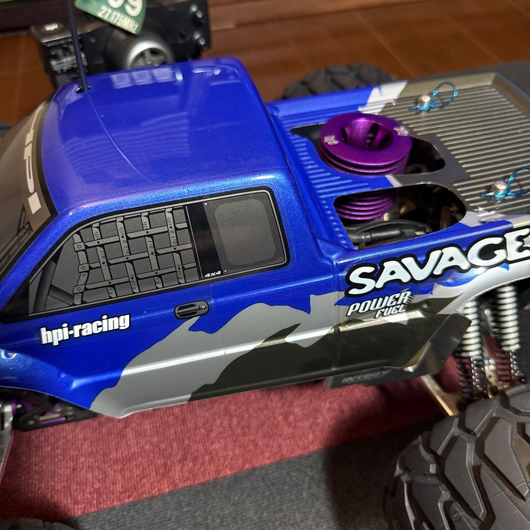 HPI サベージ25 美品 カスタム品　ジャンク扱い　現状品