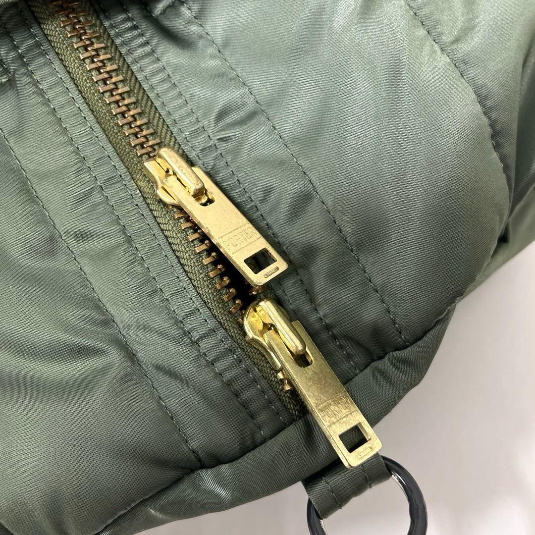 【希少★限定カラー】PORTER タンカー ボストンバッグ セージグリーン