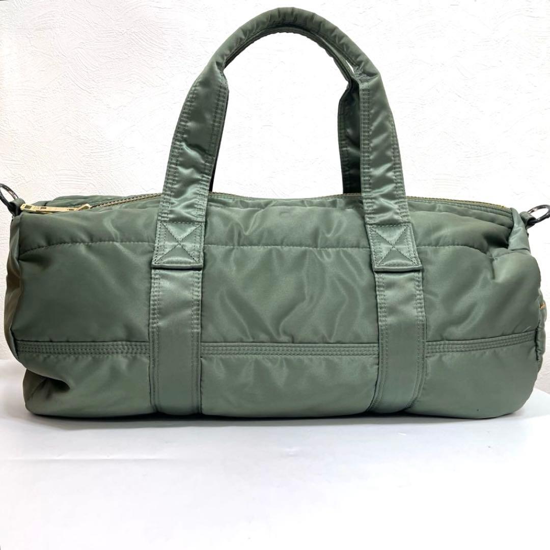 【希少★限定カラー】PORTER タンカー ボストンバッグ セージグリーン
