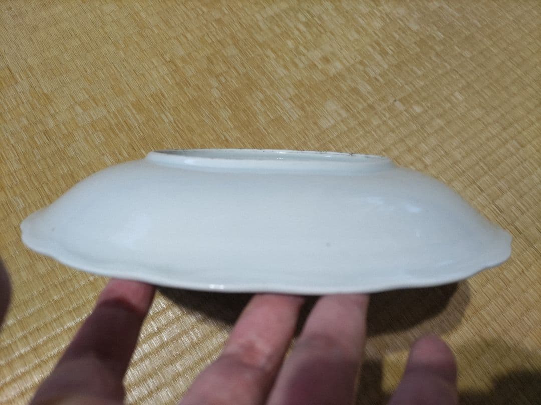 志田窯 大皿（29.5cm）鶴図　無傷