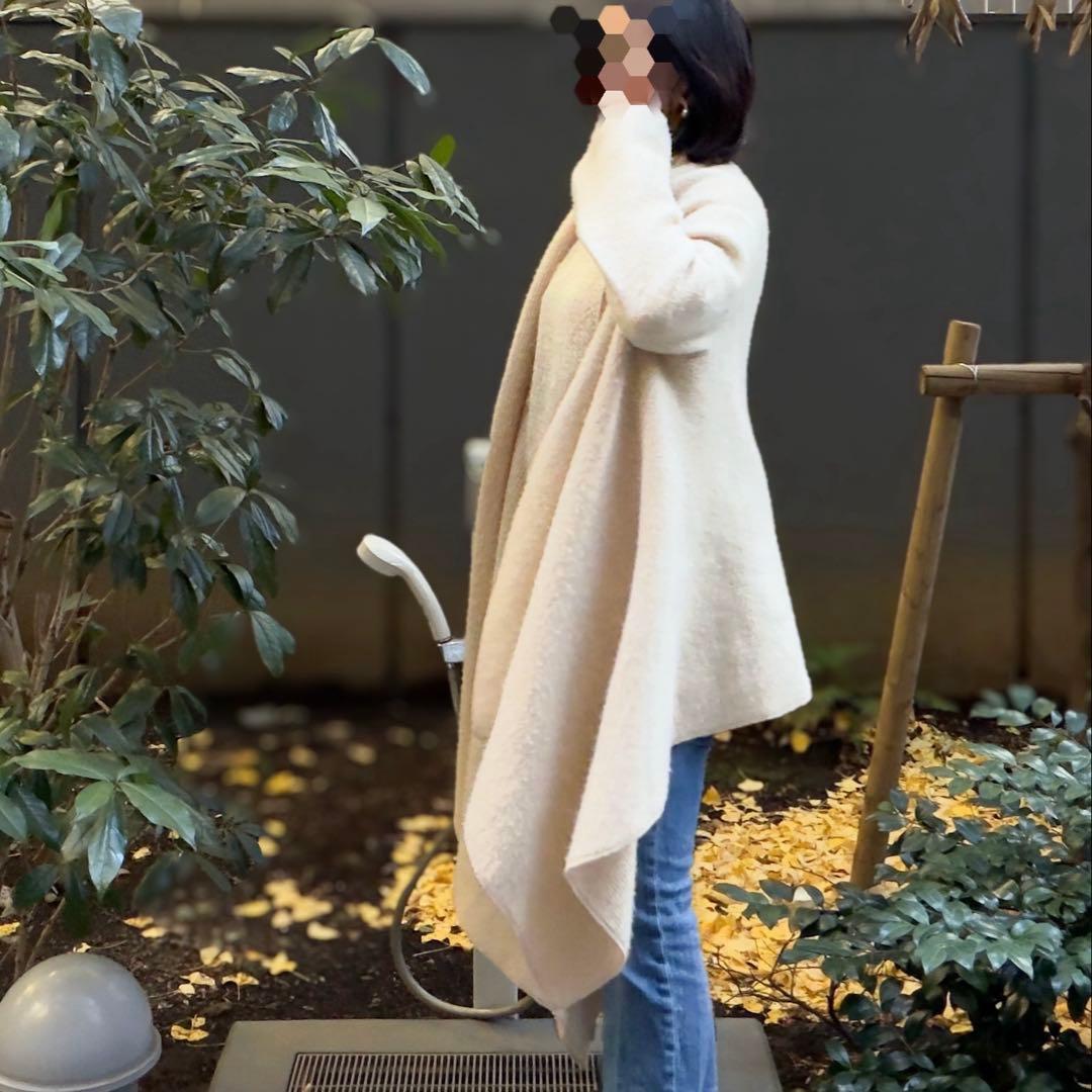 贅沢カシミア100 コート　ニットコート　foxeyboutique ガウン