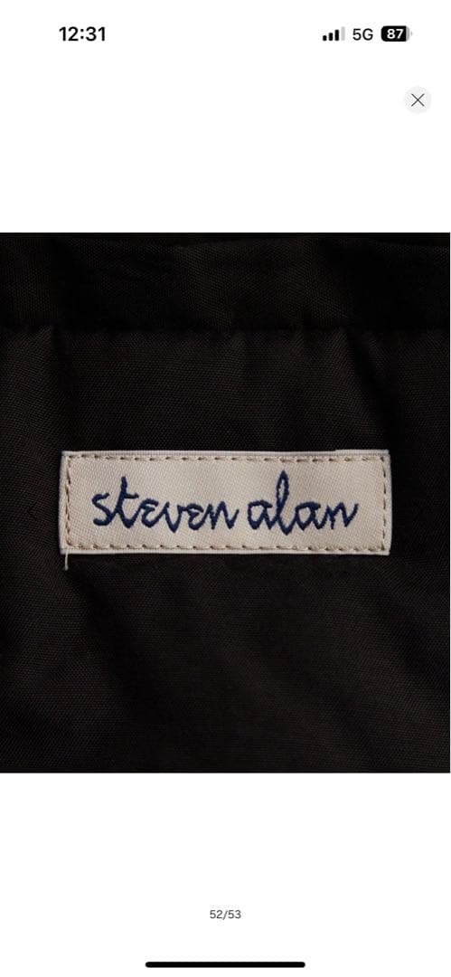 【ほほ新品】70%OFF Steven Alan /ユナイテッドアローズ　L