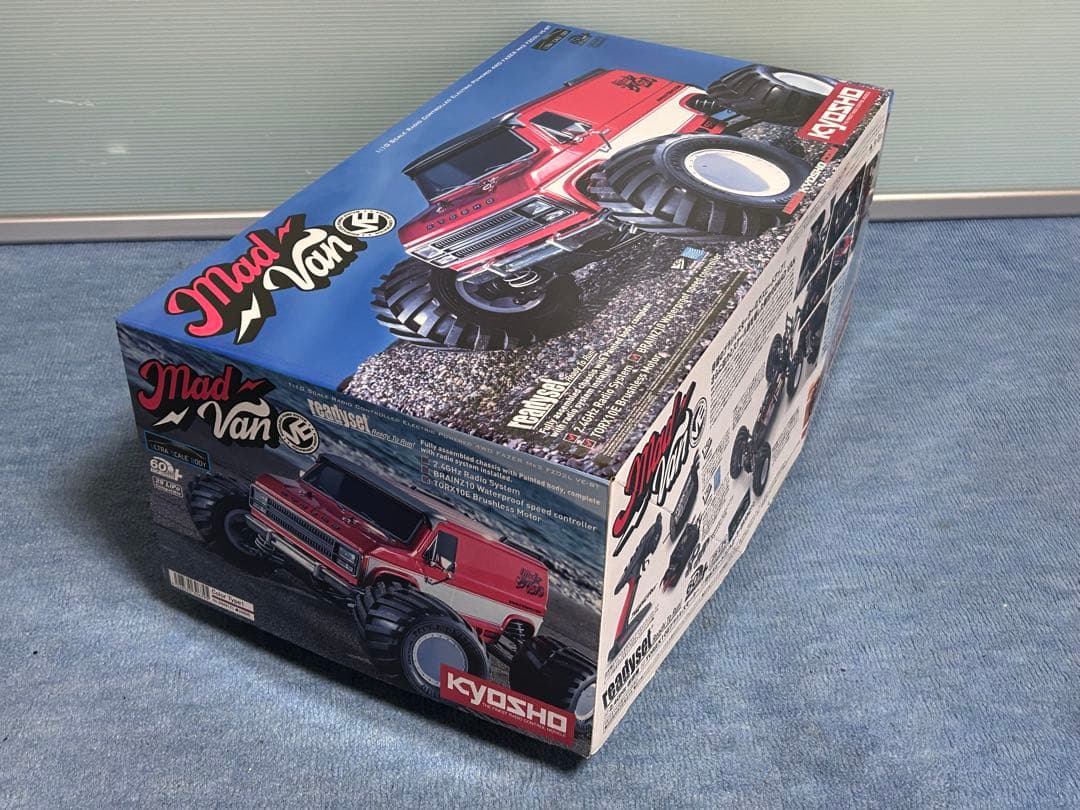 【未使用品】京商 マッドバンVE キャンディレッド 4WD RTR ブラシレス