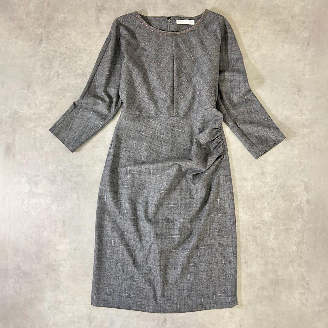 【FABIANA FILIPPI】メリノウール ワンピース 40/XS グレー