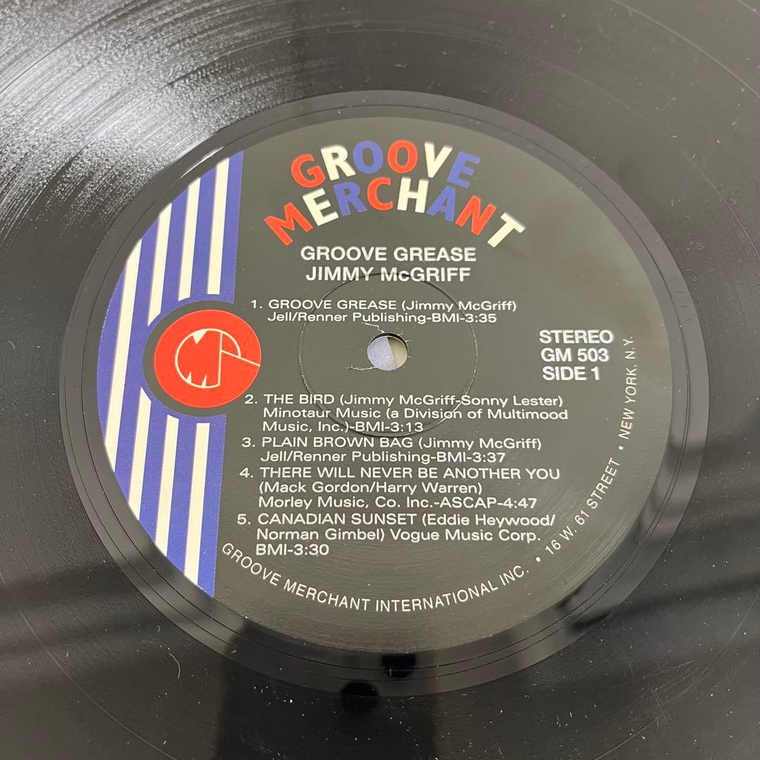 Jimmy McGriff Groove Grease LPレコード