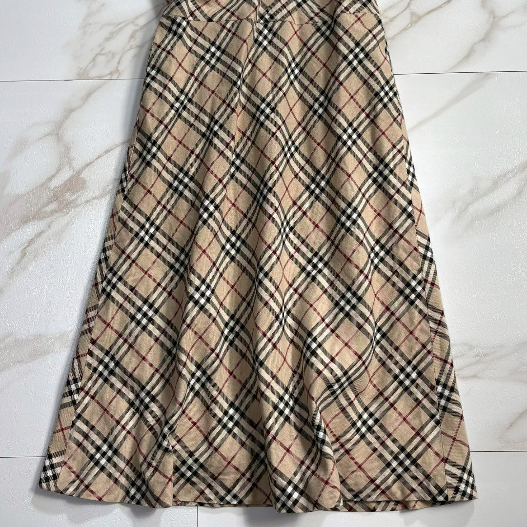 【美品】 バーバリーブルーレーベル ワンピース ノバチェック ノースリーブ