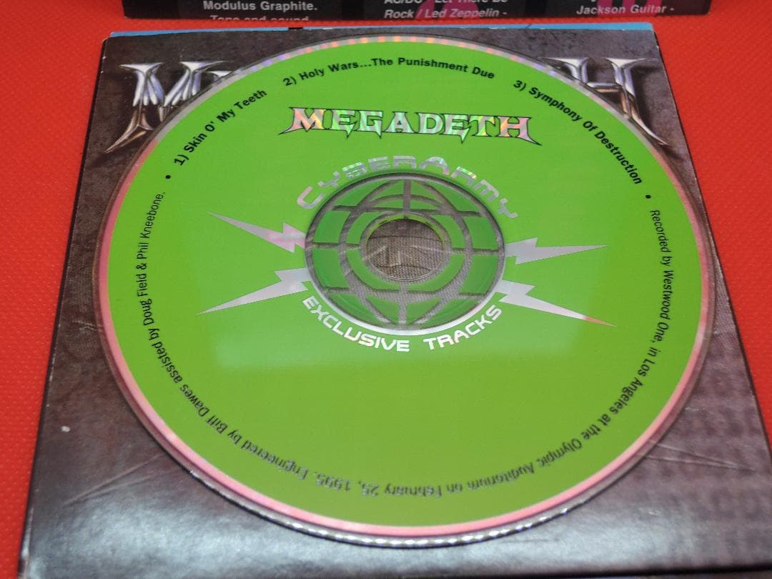 洋楽 MEGADETH CyberArmy Exclusive Tracks CD +