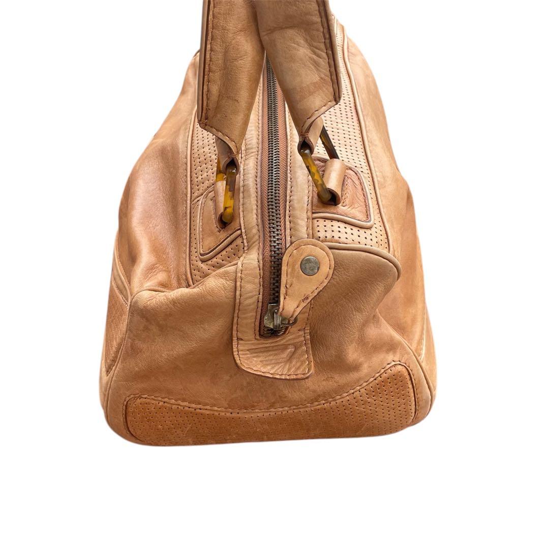 バッグ DIESEL LEATHER MINI BOSTON BAG