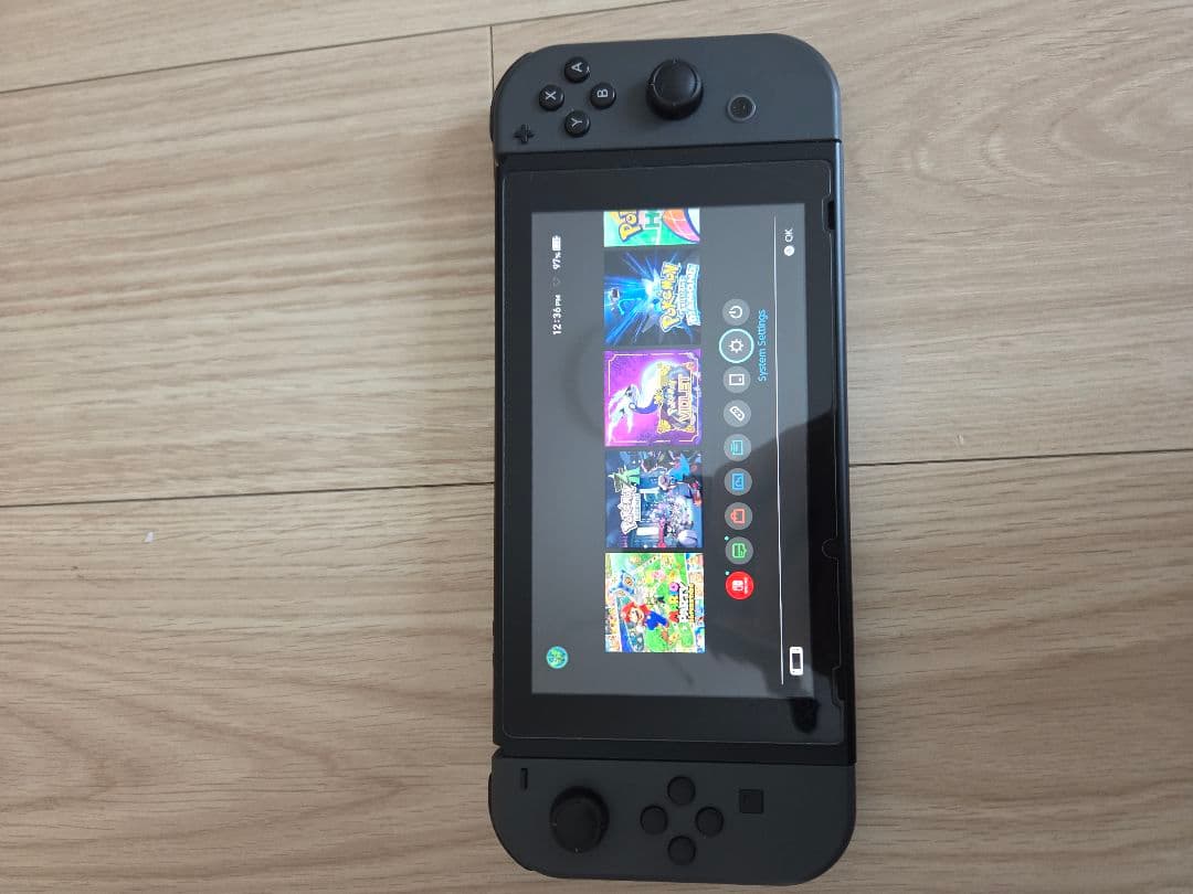Nintendo Switch 1 バッテリー強化版 グレー ドック付き