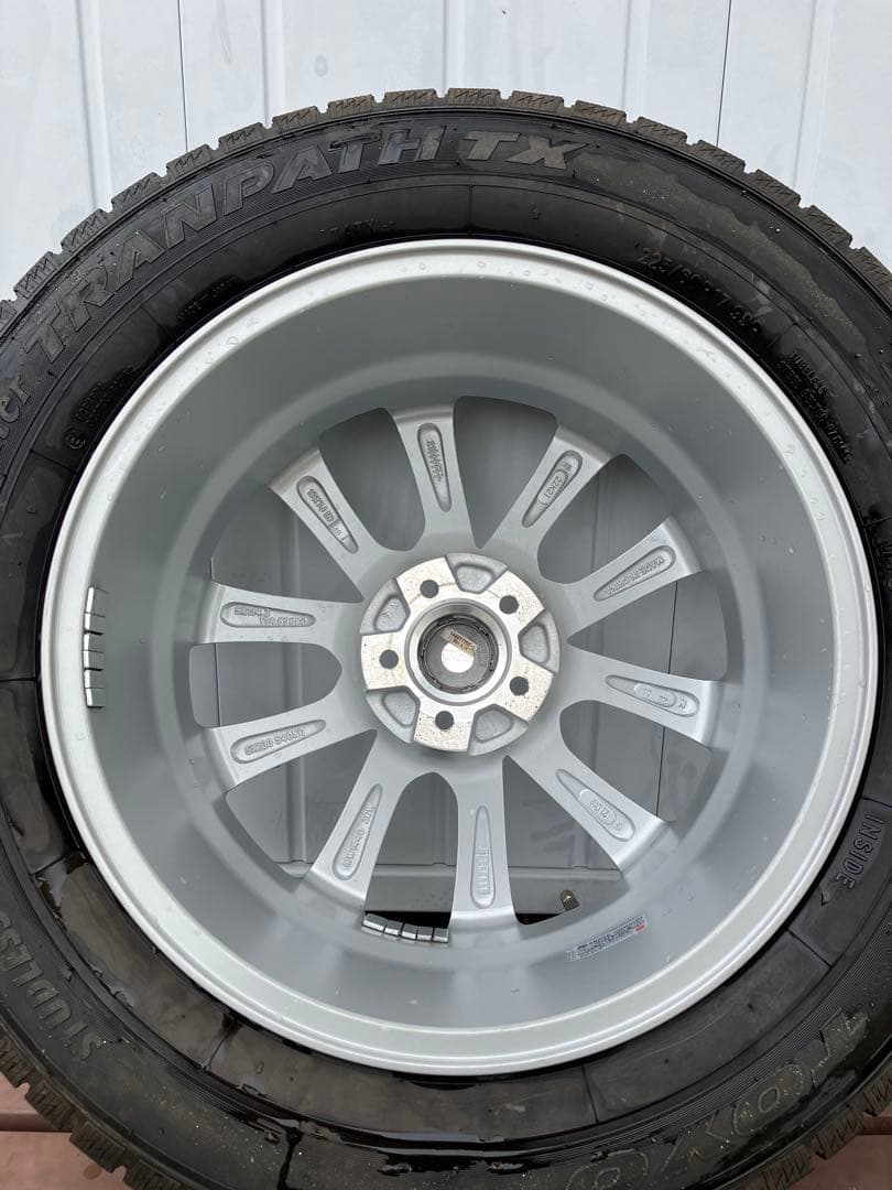 225/60R17 スタッドレス2022年35・36週製造4 本ホイールセット