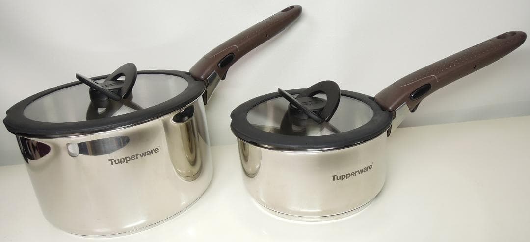◆10点セット◆タッパーウェア◆コンパクトクック＋T-Fal◆取っ手のとれる鍋◆