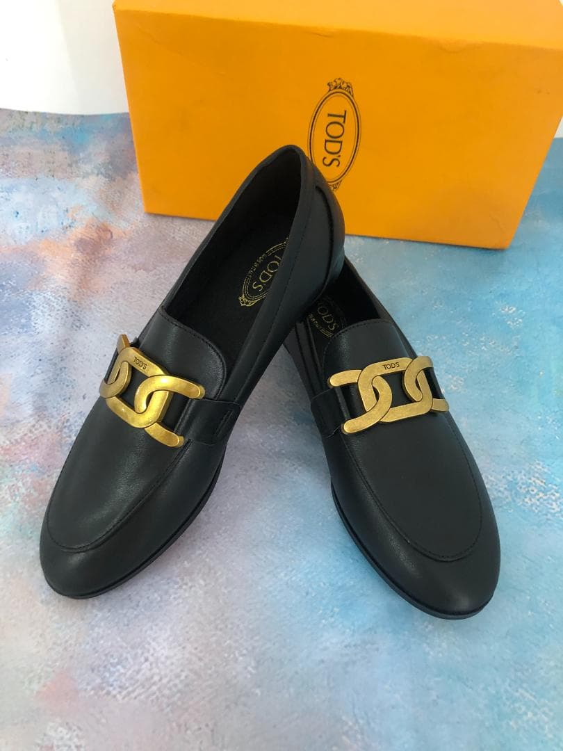 美品！トッズ　　シューズ♥38 黒♥