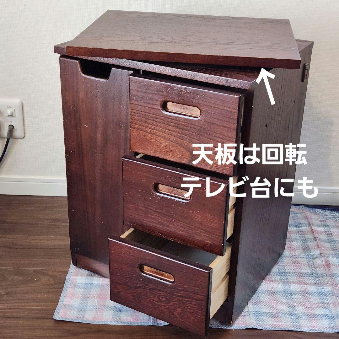 レトロ キャビネット テレビ台 収納 ワゴン 古民家 ダストボックス 引き出し